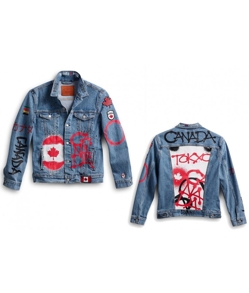 Canadian Olympic Jean Jacket